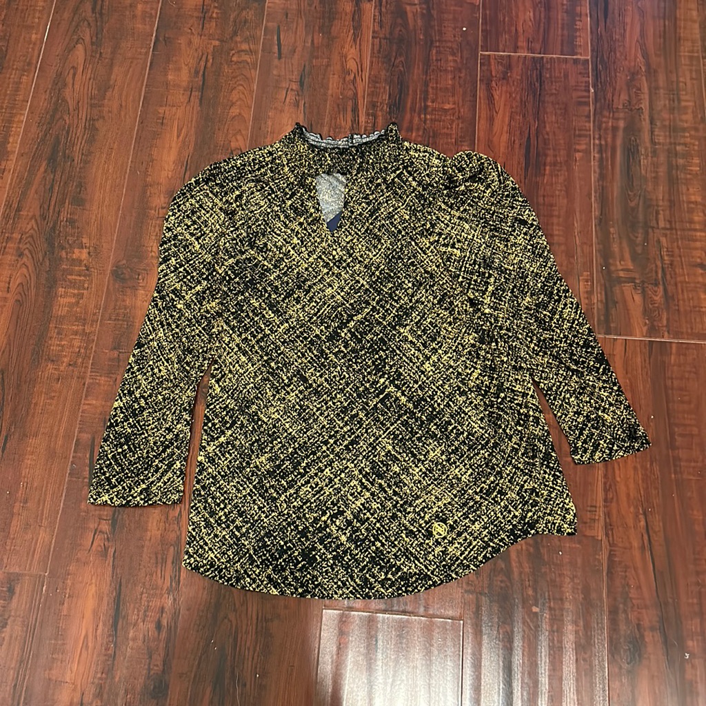 Patterned Work Blouse